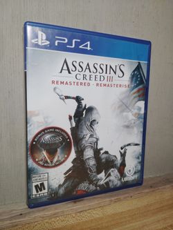 PS4 ASSASSIN'S CREED #3 REMASTERED