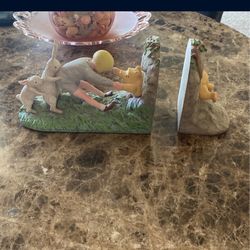 Vintage Small Winnie the Pooh Bookends Charpente The Walt Disney Company