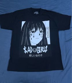 Sad Boyz Sad Girlz crying anime girl tee