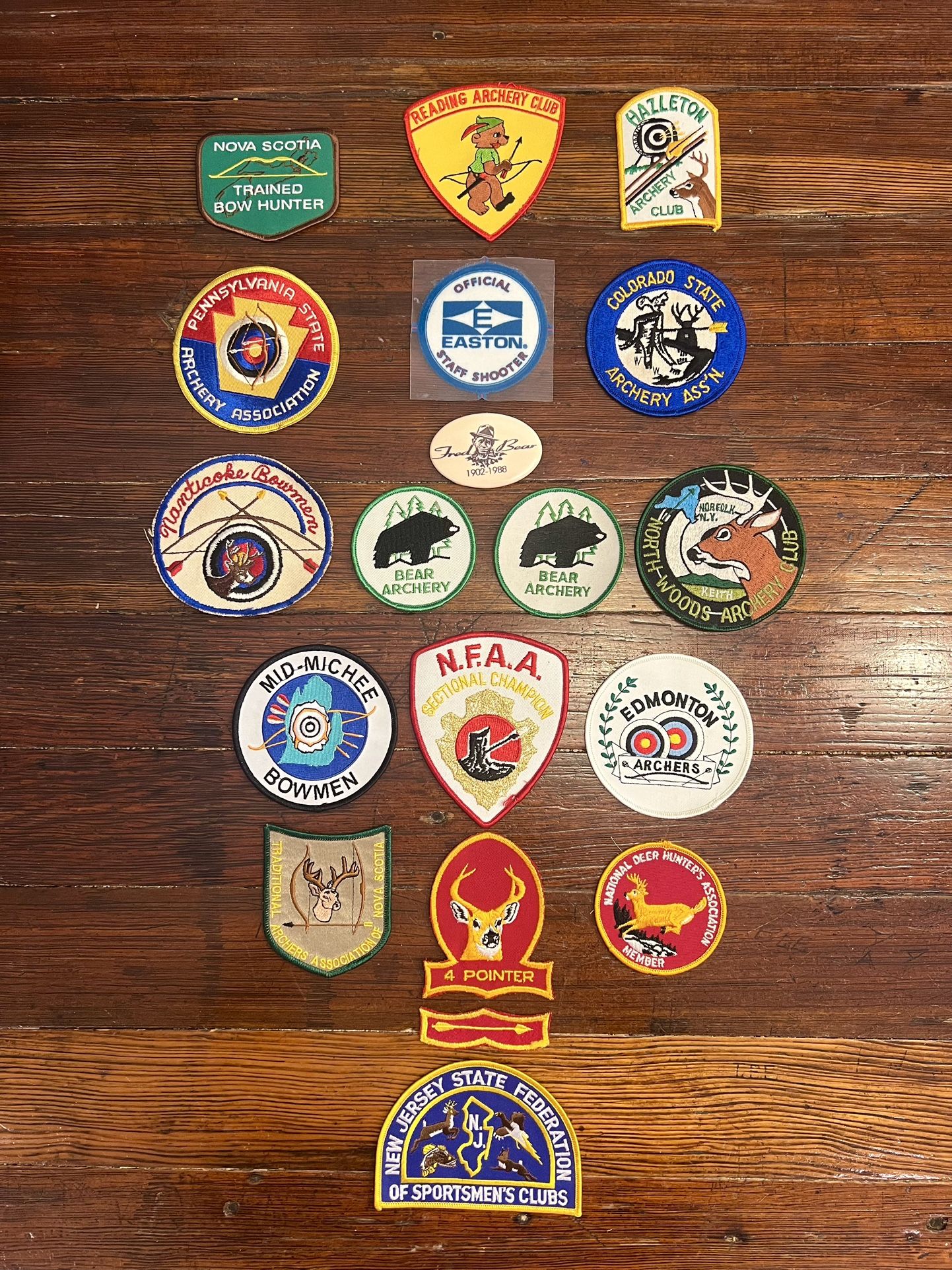 Bear Archery & Other Vintage Archery Patches
