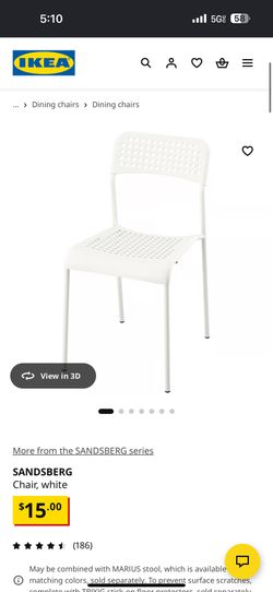 IKEA SANDSBERG CHAIR