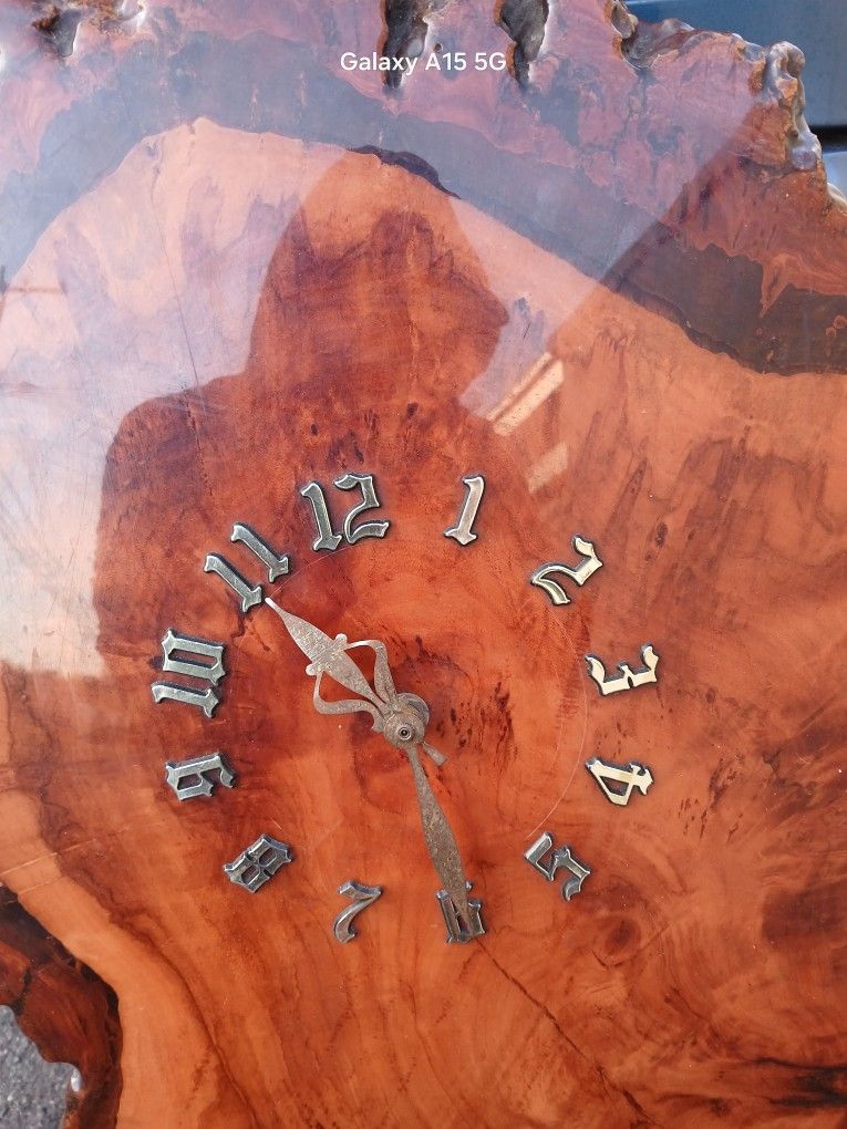 Clock Wood Carved Clock