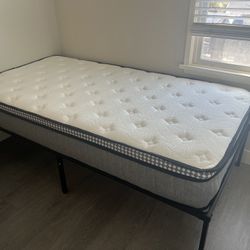 Twin Beds Mattress And Frame (2 Available Never Used) 