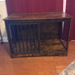 Wooden Dog Cage Crate 39.4 Inch