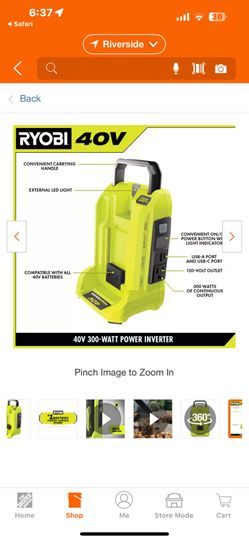 Ryobi 300watt Generator