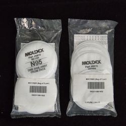 Moldex 8910n95, 2 Packs 20 Pcs, Face Mask Filter Replacement 