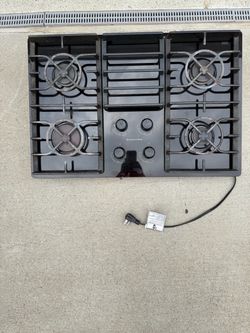 KitchenAid 4-Burner Gas Cooktop Black
