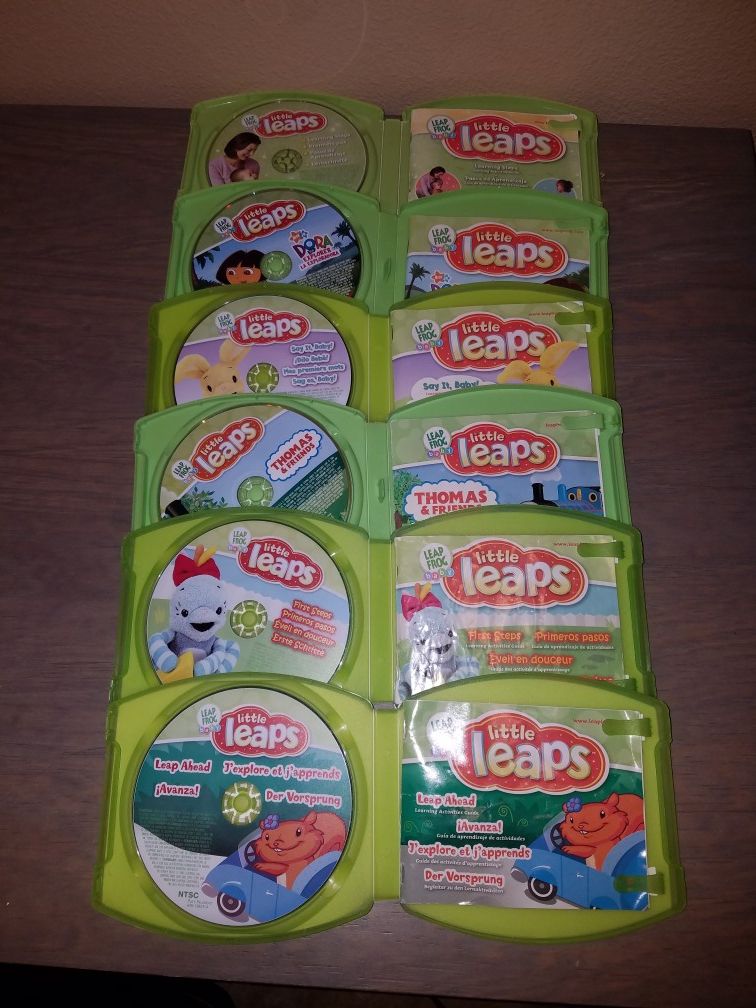 6 LeapFrog little leaps DVDs