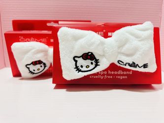 hello kitty plush spa headband. 