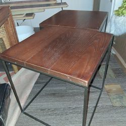 2 End Tables Or Stack As Shelves 