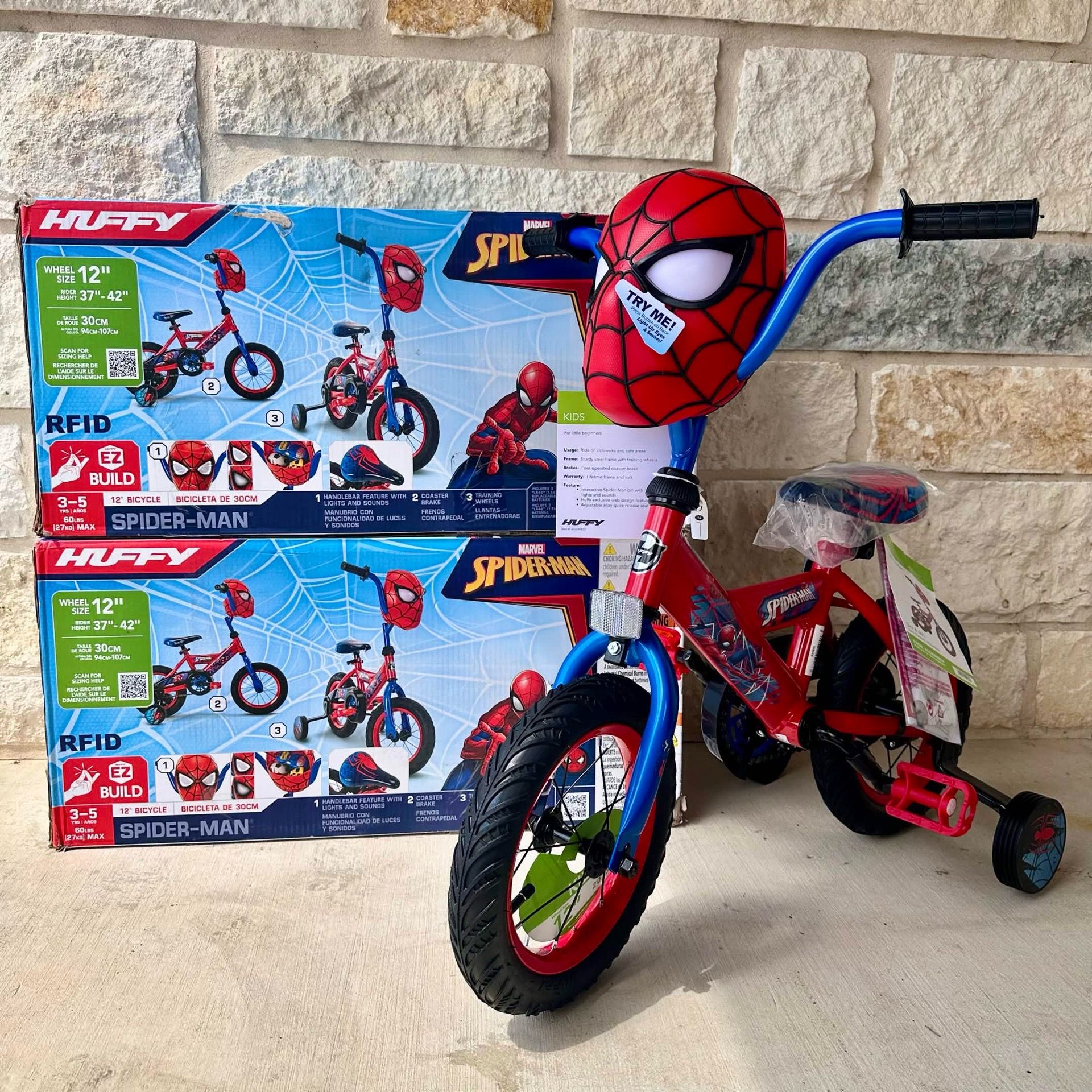 Spider-Man bike 3-5-year-old