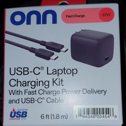 one Fast Charger 67W USB-C Laptop Charger Kit 