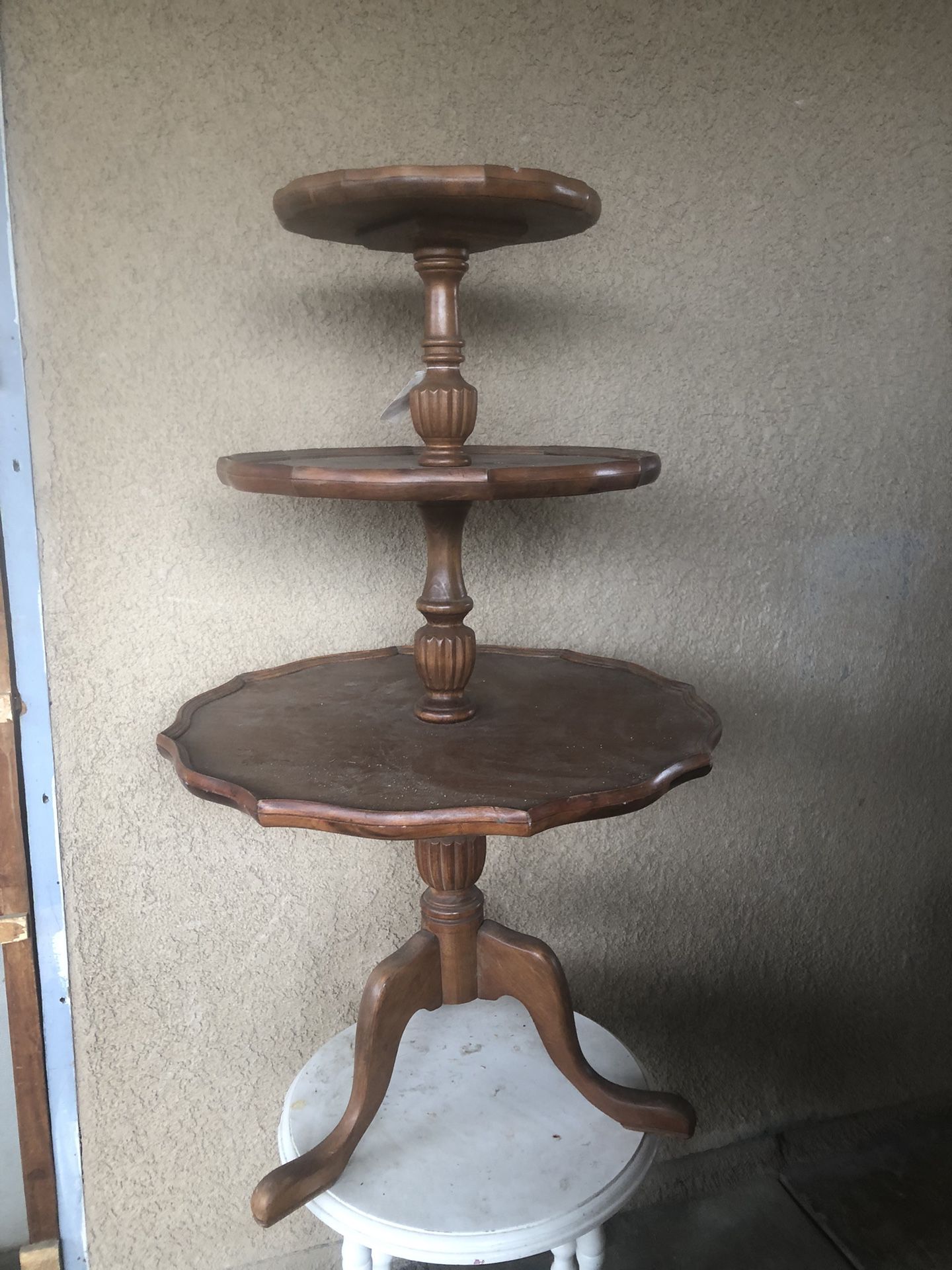 Antique 3 Tiered Table 