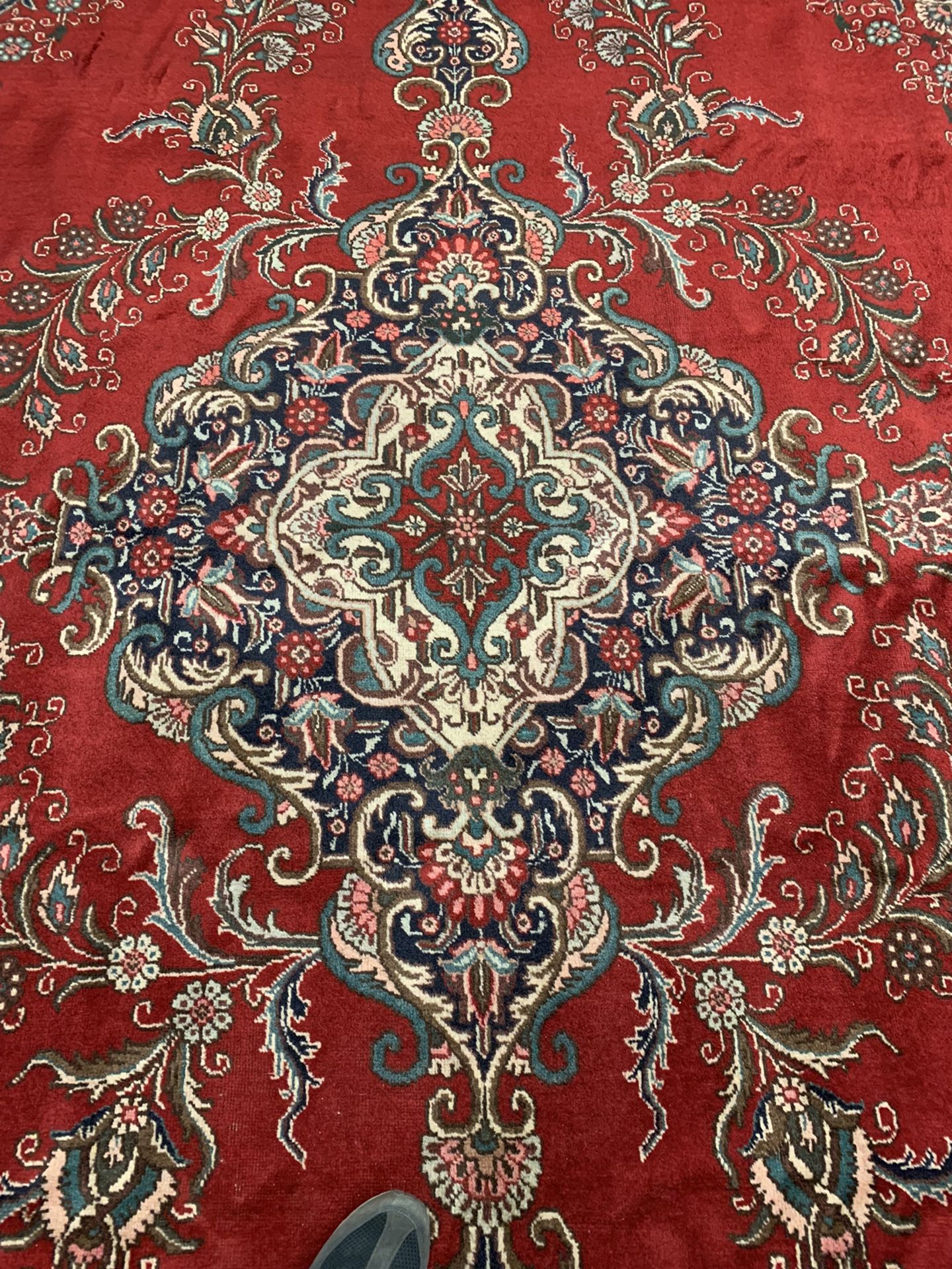 Palace Size Tabriz Handmade Rug  11’2” X15