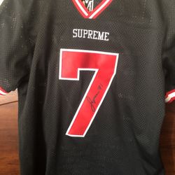 Supreme Black/Red Hail Mary Jersey SS14
