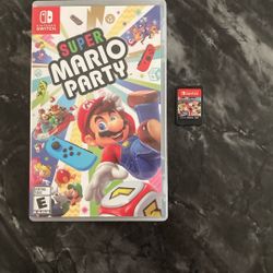 Mario Kart 8 Deluxe And Super Mario Party Nintendo Switch
