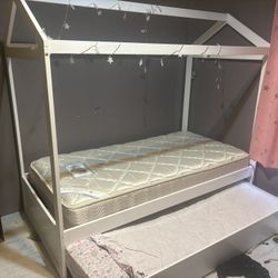 Twin Trundle Bed Frame And Mattresses 