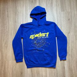 Sp5der Here's the Slime Blue Hoodie