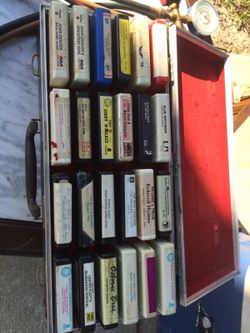 Vintage 8 Track Cassette Collection