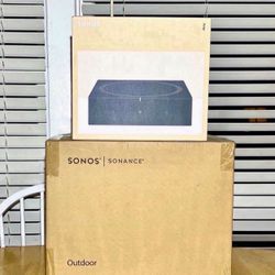 Sonos (Black) Outdoor Speakers Set With Amp Brand New Sealed, Includes Warranty.  These Are The Sonos Architecture That The Sonos Amplifier Recognizes