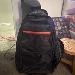 black roller backpack