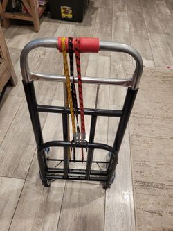 Foldable Dolly W/3 Wheels On Each Side