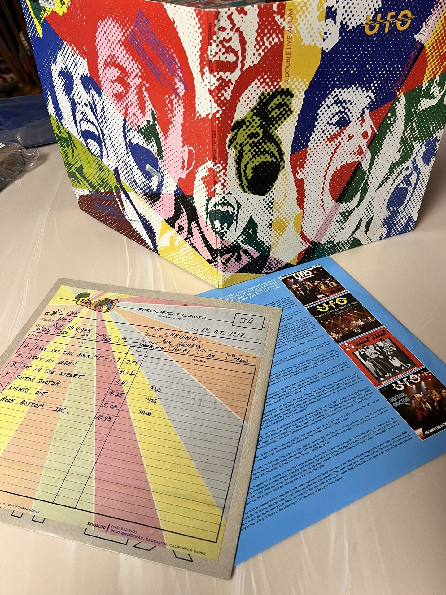 UFO Strangers In The Night Gatefold Vinyl