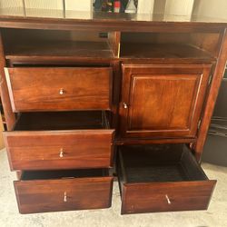 FREE - Wooden TV stand 