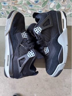 Jordan 4 black canvas