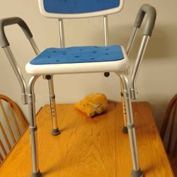 Adjustable Padded Shower Chair