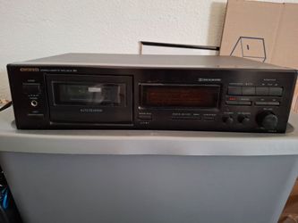 Onkyo TA-R410 Stereo Single Cassette Tape Deck - Tested