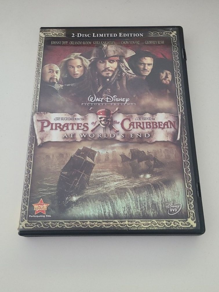 Pirates Of The Caribbean 3: At Worlds End Disney Dvd