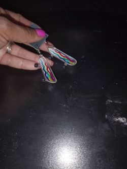 skateboard earrings..