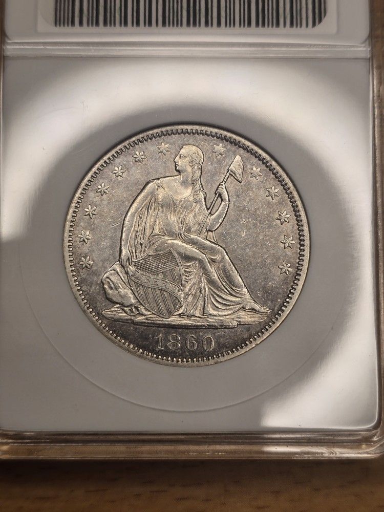 1860 Seated Liberty Half Dollar