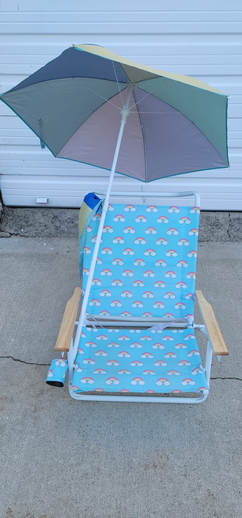 Beach Chair And Umbrella Set