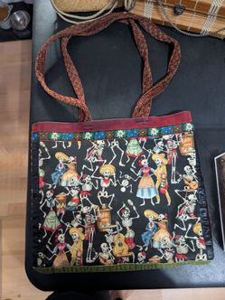 Day of the dead tote bag
