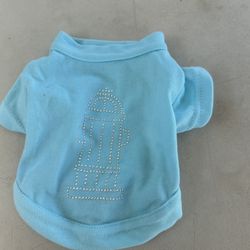 Small size PET T Shirt Blue Color - $5 Good Condition 