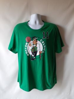NBA Boston Celtics #11 Kyrie Irving mens green short sleeve t-shirt size 2XL