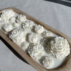 Candle Flower Bouquet Gift Home Decor 