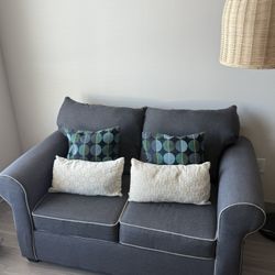 Grey Loveseat/Couch/Sofa