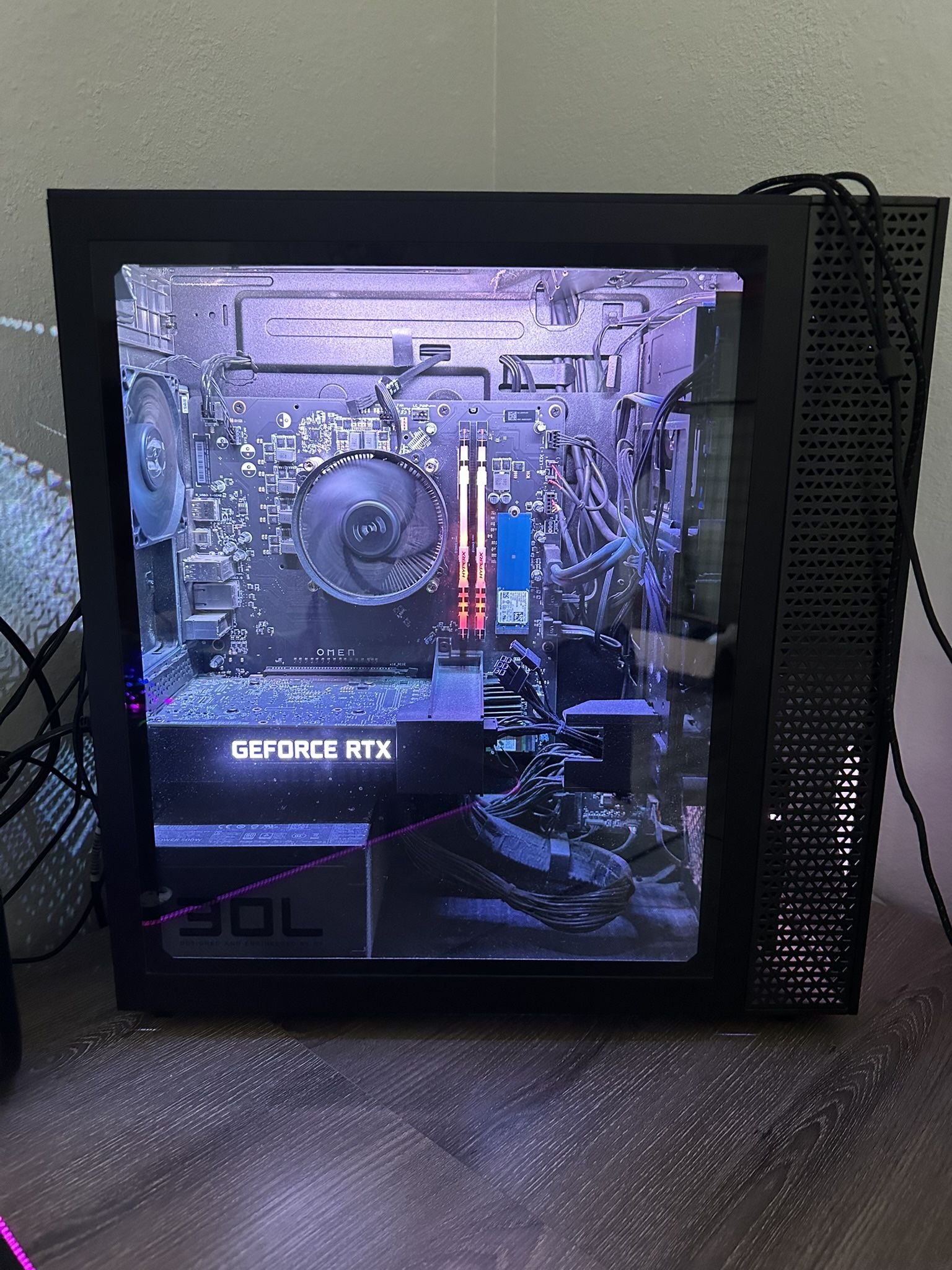Hp Omen 30L Gaming PC AMD Ryzen 7-5800X 3.8Ghz 16GB 1TB SSD Win11 RTX 3060Ti