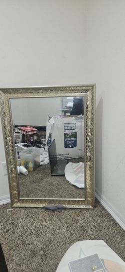Elegant Golden Mirror