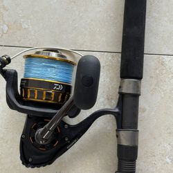 UGLYSTIK TIGER CASTING 7’ ROD & DIAWA BG 8000 REEL, Exc Like New!