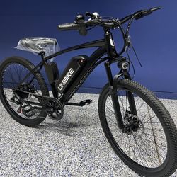 Q7 UNIBIKE Electric Mountain Bike With Removable Battery, 25MPH Top Speed, 36v 10 Ah 
