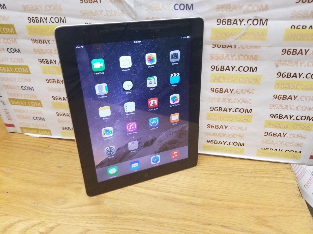 Apple iPad 4th Generation 16GB, Wi-Fi, 9.7" - Black (MD510LL/A) Good Shape (D1052)