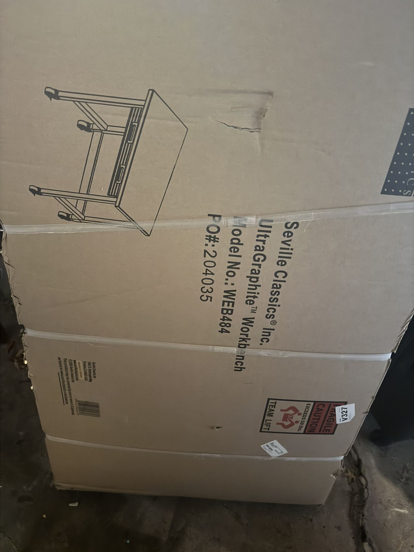New Seville Classic UltraHD Graphige Rolling Working w/drawers