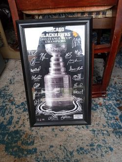 Chicago Blackhawks Championship Plack Limited Edition