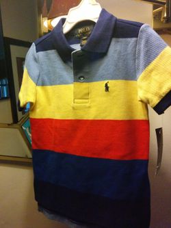 Brand new with tag ralph lauren polo shirt size 3t