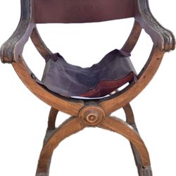 Savonarola Vintage Restorable Retired The Stewarts Dry Goods Co. Armchair