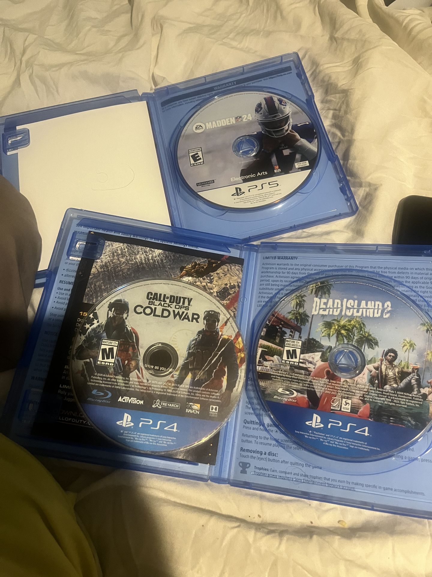 Ps5 & Ps4 Discs